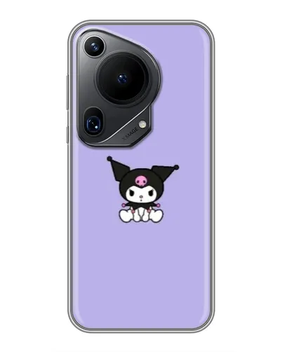 Чехол для Huawei Pura 70 Ultra с картинкой «Kuromi — фиолетовый минимализм» Чехол для Huawei Pura 70 Ultra с картинкой «Kuromi — фиолетовый минимализм»