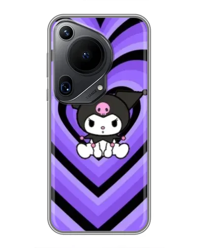 Чехол для Huawei Pura 70 Ultra с картинкой «Kuromi и фиолетовые сердца» Чехол для Huawei Pura 70 Ultra с картинкой «Kuromi и фиолетовые сердца»