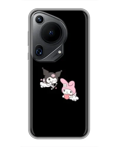 Чехол для Huawei Pura 70 Ultra с картинкой «My Melody и Kuromi» Чехол для Huawei Pura 70 Ultra с картинкой «My Melody и Kuromi»