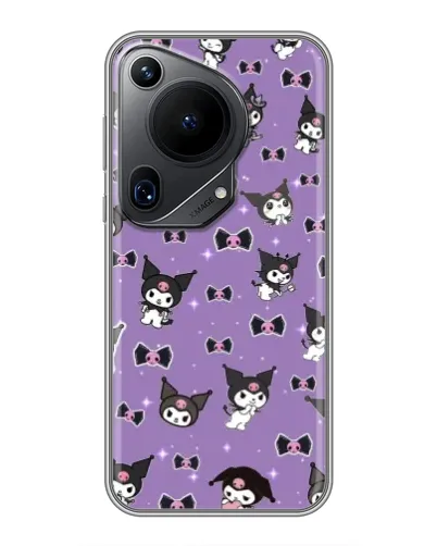 Чехол для Huawei Pura 70 Ultra с картинкой «Kuromi — паттерн» Чехол для Huawei Pura 70 Ultra с картинкой «Kuromi — паттерн»