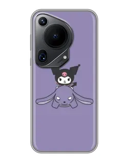 Чехол для Huawei Pura 70 Ultra с картинкой «Kuromi на лиловом фоне» Чехол для Huawei Pura 70 Ultra с картинкой «Kuromi на лиловом фоне»