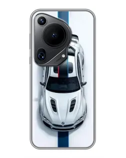 Чехол для Huawei Pura 70 Ultra с картинкой «Вид сверху — BMW M» Чехол для Huawei Pura 70 Ultra с картинкой «Вид сверху — BMW M»