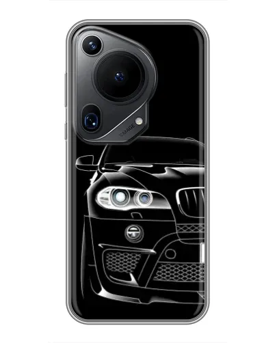 Чехол для Huawei Pura 70 Ultra с картинкой «Темный силуэт BMW» Чехол для Huawei Pura 70 Ultra с картинкой «Темный силуэт BMW»