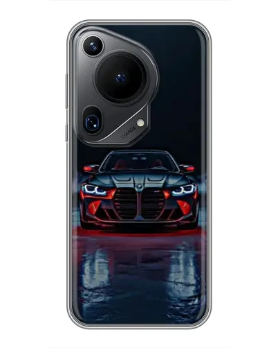 Чехол для Huawei Pura 70 Ultra с картинкой «BMW на мокрой дороге» Чехол для Huawei Pura 70 Ultra с картинкой «BMW на мокрой дороге»