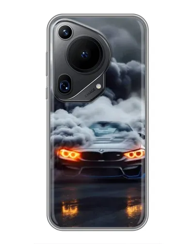Чехол для Huawei Pura 70 Ultra с картинкой «BMW в дыму» Чехол для Huawei Pura 70 Ultra с картинкой «BMW в дыму»