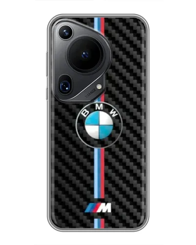 Чехол для Huawei Pura 70 Ultra с картинкой «Эмблема BMW и карбон» Чехол для Huawei Pura 70 Ultra с картинкой «Эмблема BMW и карбон»