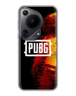 Чехол для Huawei Pura 70 Ultra с картинкой «Яркий логотип PUBG»
