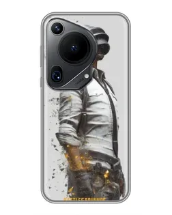 Чехол для Huawei Pura 70 Ultra с картинкой «PUBG — боец в пыли» Чехол для Huawei Pura 70 Ultra с картинкой «PUBG — боец в пыли»