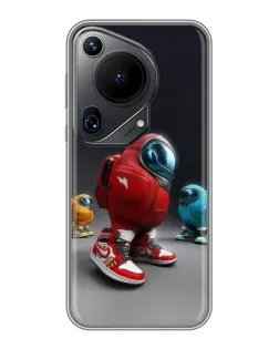 Чехол для Huawei Pura 70 Ultra с картинкой «Among Us — 3D стиль»