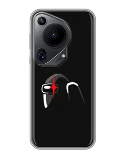 Чехол для Huawei Pura 70 Ultra с картинкой «Among Us шлем»