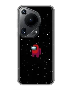 Чехол для Huawei Pura 70 Ultra с картинкой «Красный Among Us»