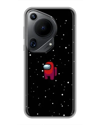 Чехол для Huawei Pura 70 Ultra с картинкой «Красный Among Us»