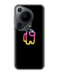 Чехол для Huawei Pura 70 Ultra с картинкой «Among Us градиент»
