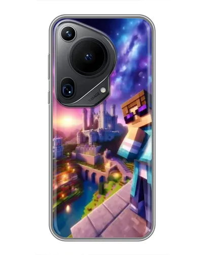 Чехол для Huawei Pura 70 Ultra с картинкой «Стив и космос» Чехол для Huawei Pura 70 Ultra с картинкой «Стив и космос»