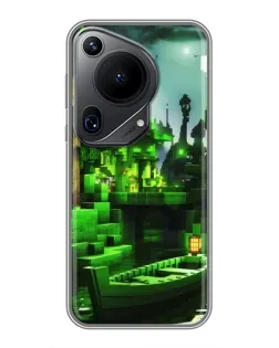 Чехол для Huawei Pura 70 Ultra с картинкой «Minecraft лесной пейзаж» Чехол для Huawei Pura 70 Ultra с картинкой «Minecraft лесной пейзаж»