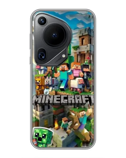 Чехол для Huawei Pura 70 Ultra с картинкой «Замок Minecraft» Чехол для Huawei Pura 70 Ultra с картинкой «Замок Minecraft»