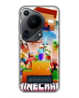 Чехол для Huawei Pura 70 Ultra с картинкой «Minecraft герои игры» Чехол для Huawei Pura 70 Ultra с картинкой «Minecraft герои игры»
