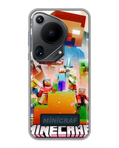 Чехол для Huawei Pura 70 Ultra с картинкой «Minecraft герои игры» Чехол для Huawei Pura 70 Ultra с картинкой «Minecraft герои игры»