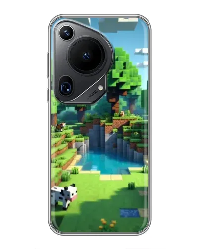 Чехол для Huawei Pura 70 Ultra с картинкой «Minecraft летний день» Чехол для Huawei Pura 70 Ultra с картинкой «Minecraft летний день»