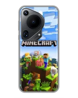 Чехол для Huawei Pura 70 Ultra с картинкой «Minecraft классический мир» Чехол для Huawei Pura 70 Ultra с картинкой «Minecraft классический мир»