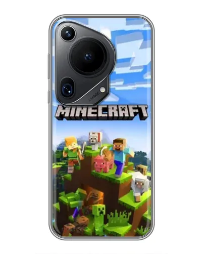 Чехол для Huawei Pura 70 Ultra с картинкой «Minecraft классический мир» Чехол для Huawei Pura 70 Ultra с картинкой «Minecraft классический мир»
