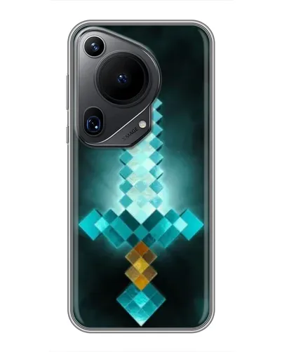 Чехол для Huawei Pura 70 Ultra с картинкой «Алмазный меч неон» Чехол для Huawei Pura 70 Ultra с картинкой «Алмазный меч неон»