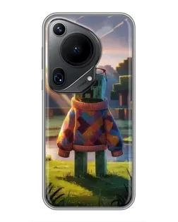 Чехол для Huawei Pura 70 Ultra с картинкой «Крипер в свитере» Чехол для Huawei Pura 70 Ultra с картинкой «Крипер в свитере»