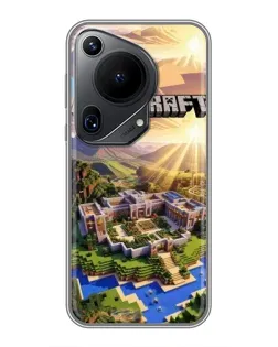 Чехол для Huawei Pura 70 Ultra с картинкой «Minecraft панорама» Чехол для Huawei Pura 70 Ultra с картинкой «Minecraft панорама»