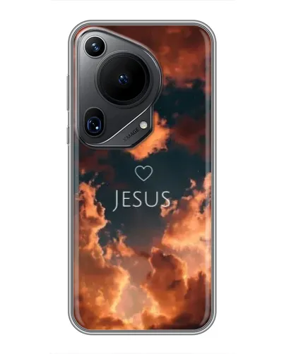 Чехол для Huawei Pura 70 Ultra с картинкой «Сияние Имени Jesus»
