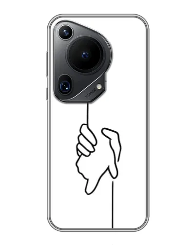 Чехол для Huawei Pura 70 Ultra с картинкой «Рука держит»