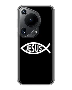 Чехол для Huawei Pura 70 Ultra с картинкой «Классический Jesus»