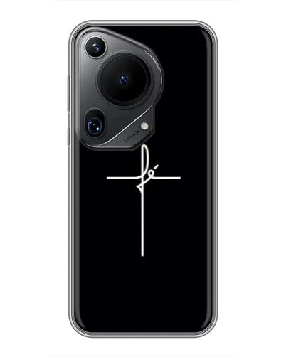 Чехол для Huawei Pura 70 Ultra с картинкой «Тонкий крест» Чехол для Huawei Pura 70 Ultra с картинкой «Тонкий крест»