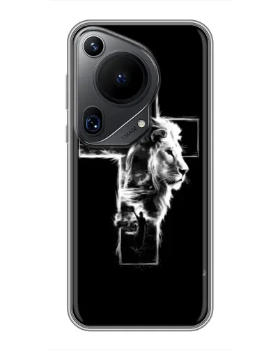 Чехол для Huawei Pura 70 Ultra с картинкой «Сияющий крест Jesus» Чехол для Huawei Pura 70 Ultra с картинкой «Сияющий крест Jesus»