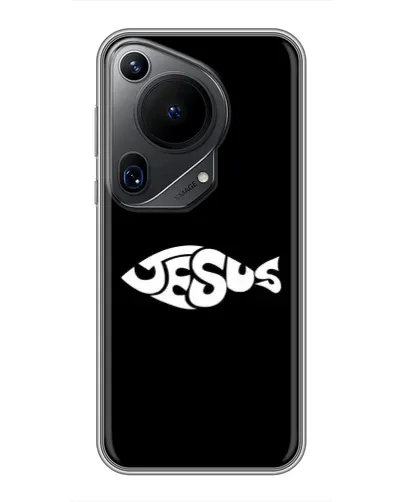 Чехол для Huawei Pura 70 Ultra с картинкой «Рыба Jesus» Чехол для Huawei Pura 70 Ultra с картинкой «Рыба Jesus»