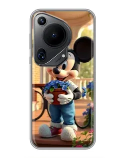Чехол для Huawei Pura 70 Ultra с картинкой «Микки садовод»