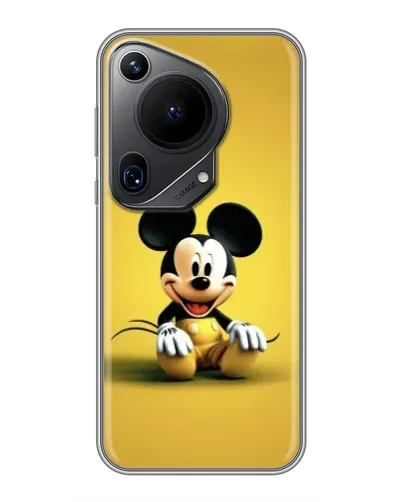 Чехол для Huawei Pura 70 Ultra с картинкой «Микки на желтом» Чехол для Huawei Pura 70 Ultra с картинкой «Микки на желтом»