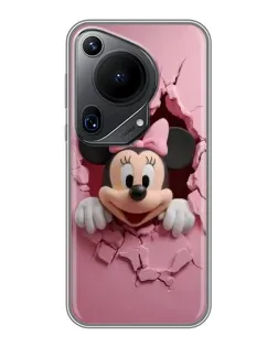 Чехол для Huawei Pura 70 Ultra с картинкой «Минни сквозь стену»