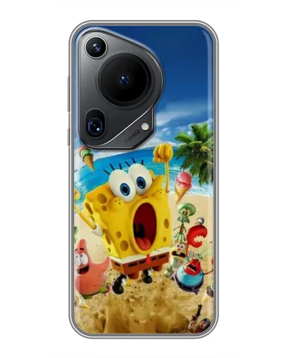 Чехол для Huawei Pura 70 Ultra с картинкой «Развлечения на пляже»
