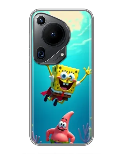 Чехол для Huawei Pura 70 Ultra с картинкой «Спанч Боб под водой» Чехол для Huawei Pura 70 Ultra с картинкой «Спанч Боб под водой»