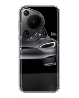 Чехол для Huawei Pura 70 Ultra с картинкой «Tesla Model S Look»