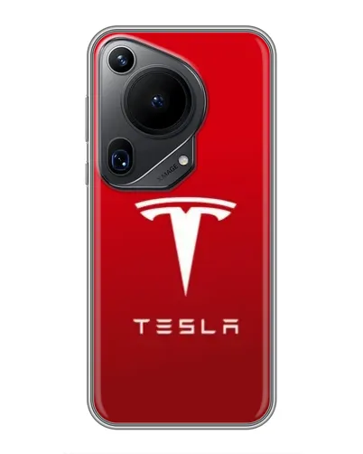 Чехол для Huawei Pura 70 Ultra с картинкой «Tesla Red Classic»