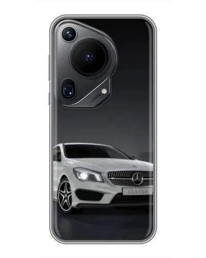 Чехол для Huawei Pura 70 Ultra с картинкой «Mercedes AMG GT Silver» Чехол для Huawei Pura 70 Ultra с картинкой «Mercedes AMG GT Silver»