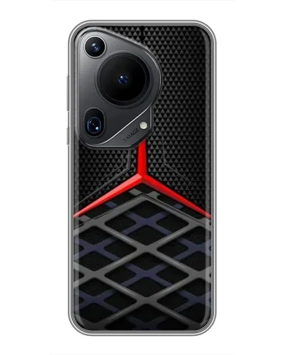 Чехол для Huawei Pura 70 Ultra с картинкой «Mercedes Carbon Grid» Чехол для Huawei Pura 70 Ultra с картинкой «Mercedes Carbon Grid»