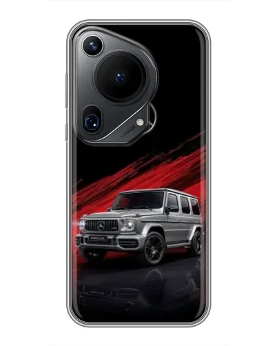 Чехол для Huawei Pura 70 Ultra с картинкой «Mercedes G-Class красный» Чехол для Huawei Pura 70 Ultra с картинкой «Mercedes G-Class красный»