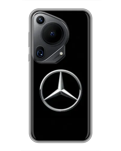 Чехол для Huawei Pura 70 Ultra с картинкой «Mercedes классический лого» Чехол для Huawei Pura 70 Ultra с картинкой «Mercedes классический лого»