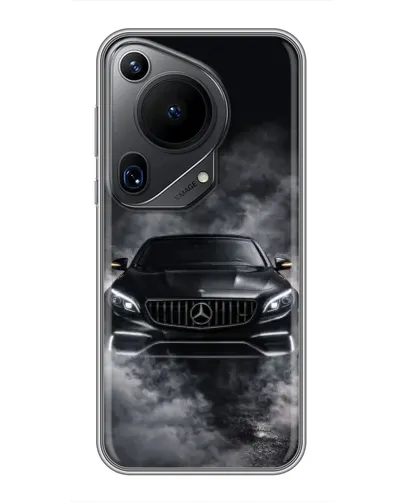 Чехол для Huawei Pura 70 Ultra с картинкой «Mercedes в дыму» Чехол для Huawei Pura 70 Ultra с картинкой «Mercedes в дыму»