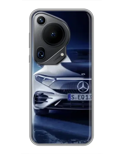 Чехол для Huawei Pura 70 Ultra с картинкой «Mercedes EQ — будущее» Чехол для Huawei Pura 70 Ultra с картинкой «Mercedes EQ — будущее»