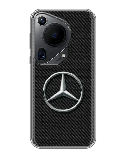 Чехол для Huawei Pura 70 Ultra с картинкой «Карбоновый Mercedes стиль» Чехол для Huawei Pura 70 Ultra с картинкой «Карбоновый Mercedes стиль»