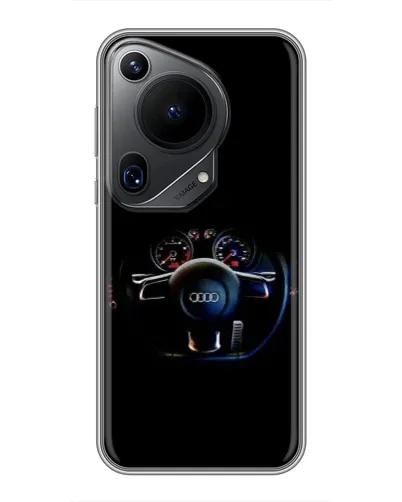 Чехол для Huawei Pura 70 Ultra с картинкой «Салон Audi — руль» Чехол для Huawei Pura 70 Ultra с картинкой «Салон Audi — руль»