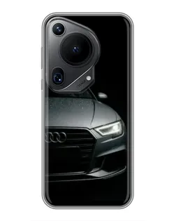 Чехол для Huawei Pura 70 Ultra с картинкой «Audi — детализация кузова» Чехол для Huawei Pura 70 Ultra с картинкой «Audi — детализация кузова»